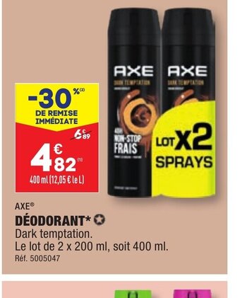 ALDI DÉODORANT offre