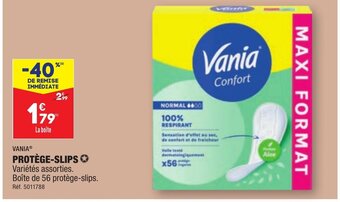 ALDI PROTÈGE-SLIPS offre