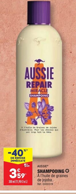 ALDI SHAMPOOING offre