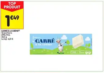 Leader Price Carré à la crème offre