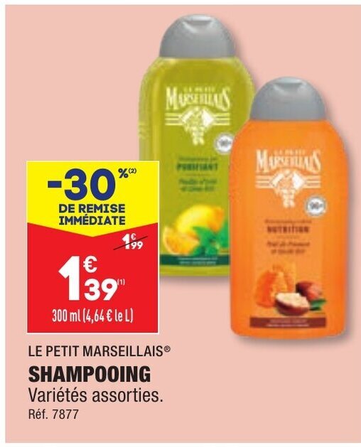 Promo SHAMPOOING chez ALDI