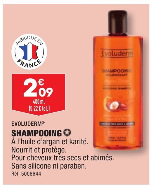 Promo SHAMPOOING chez ALDI