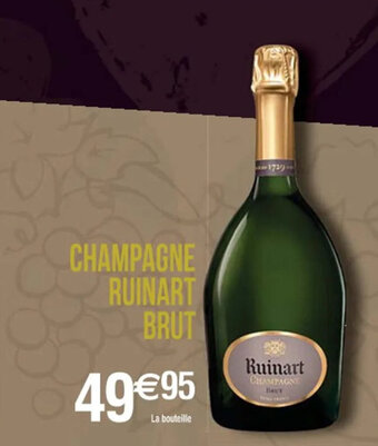 Cora x Carrefour CHAMPAGNE RUINART BRUT offre