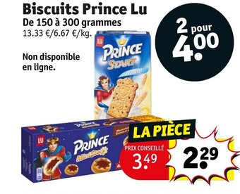 Kruidvat Biscuits Prince Lu offre