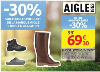 Rural Master EXEMPLE: BOTTES CHAMBORD offre