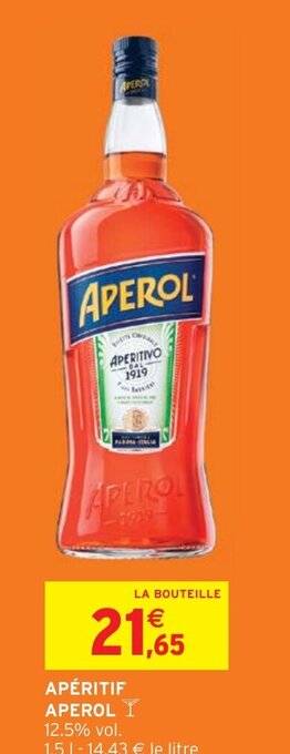 Intermarché APÉRITIF APEROL Y offre
