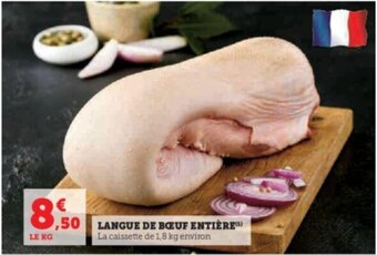 Super U LANGUE DE BŒUF ENTIÈRE" offre