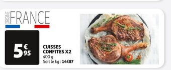 Auchan CUISSES CONFITES X2 offre