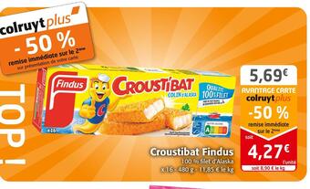 Colruyt Findus croustibat offre