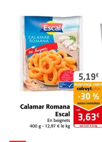 Escal calamar romana