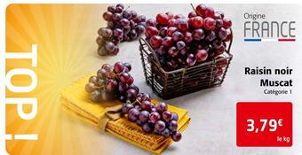 Colruyt Raisin noir muscat offre
