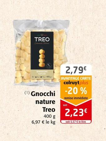 Colruyt Treo gnocchi nature offre