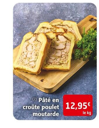 Colruyt Pâté en croûte poulet moutarde offre