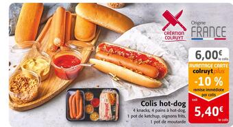 Colruyt colis hot-dog