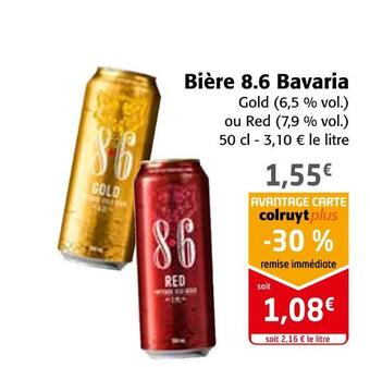 Colruyt 8.6 bière bavaria offre