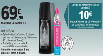 E.Leclerc Sodastream machine à gazéifier offre