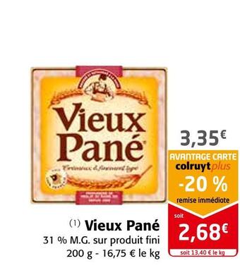 Colruyt Vieux pané offre