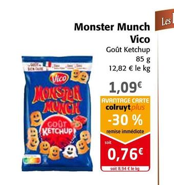 Colruyt Vico monster munch offre