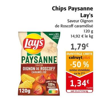 Colruyt Lay's chips paysanne offre