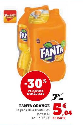 Super U Fanta fanta orange offre