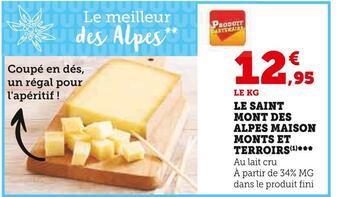 Super U Monts et terroirs le saint mont des alpes maison offre