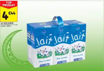 Leader Price Lait demi-écrémé offre