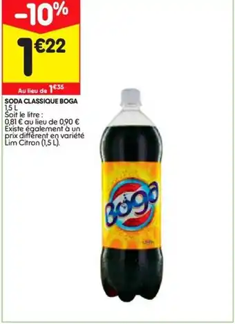 Leader Price Soda Classique Boga offre