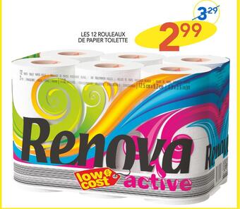 Stokomani Renova les 12 rouleaux de papier toilette offre