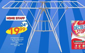 Stokomani Home staff l’etendoir à linge offre