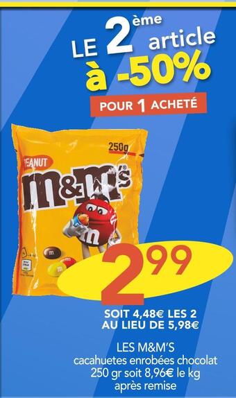 Stokomani M&m’s les m&m’s offre