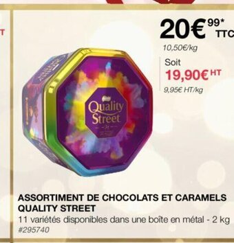 Costco ASSORTIMENT DE CHOCOLATS ET CARAMELS QUALITY STREET offre