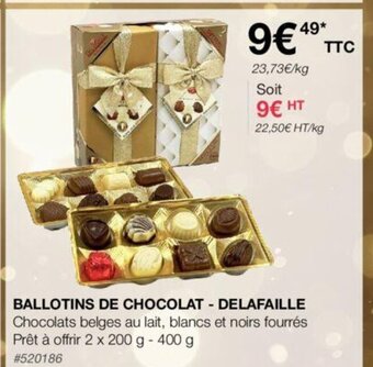 BALLOTINS DE CHOCOLAT DELAFAILLE