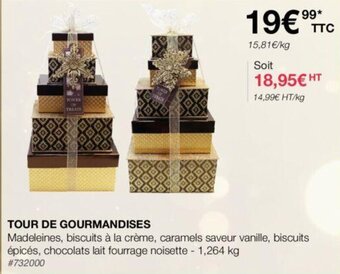 Costco TOUR DE GOURMANDISES offre