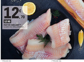 E.Leclerc FILET DE CABILLAUD offre