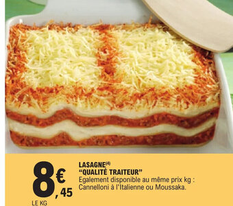 E.Leclerc LASAGNE QUALITÉ TRAITEUR offre