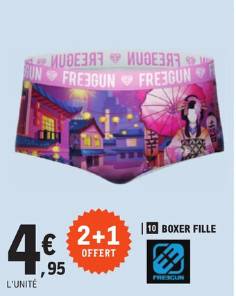 E.Leclerc 10 BOXER FILLE offre