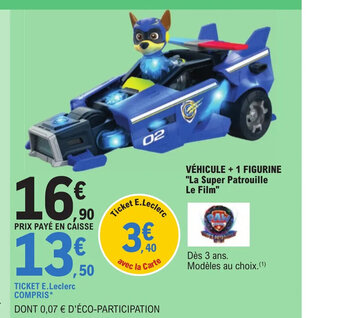 E.Leclerc VÉHICULE + 1 FIGURINE offre