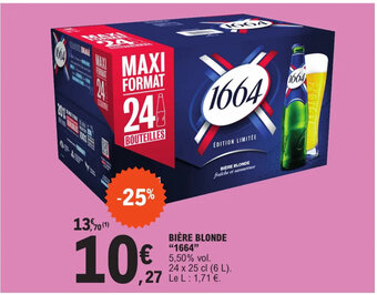 BIÈRE BLONDE "1664"