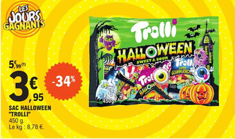 E.Leclerc SAC HALLOWEEN "TROLLI" offre