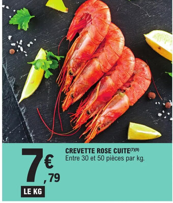 E.Leclerc CREVETTE ROSE CUITE(7)(⁹) offre