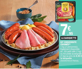 E.Leclerc KIT CHOUCROUTE CUISINÉE (2) offre