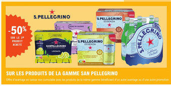 E.Leclerc SUR LES PRODUITS DE LA GAMME SAN PELLEGRINO offre