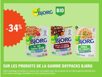 E.Leclerc SUR LES PRODUITS DE LA GAMME DOYPACKS BJORG offre