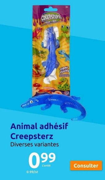 Action Animal adhésif Creepsterz offre