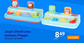 Action Jouet d'éveil avec animaux Playgo offre