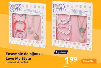 Action Ensemble de bijoux I Love My Style offre
