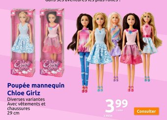 Action Poupée mannequin Chloe Girlz offre