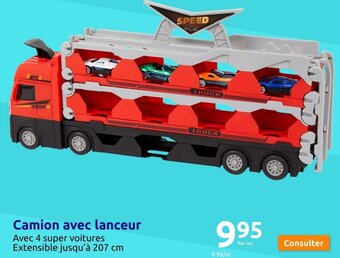 Action Camion avec lanceur offre