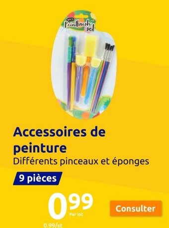 Action Accessoires de peinture offre