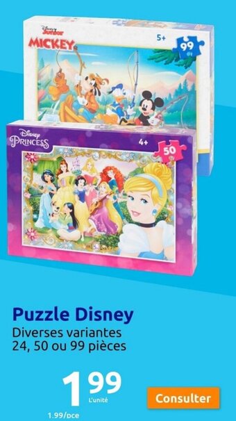 Action Puzzle Disney offre